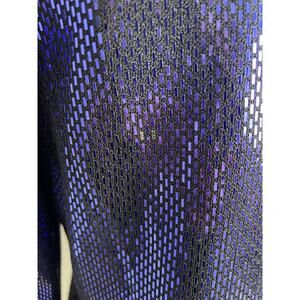 Vintage Sz 6 St. John Couture Marie Gray Purple Sequin Paillette Knit Suit Set
